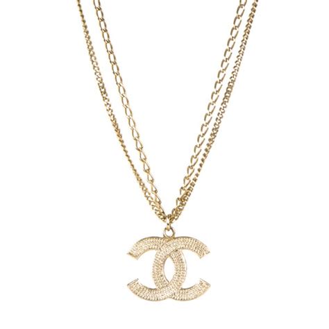 chanel double cc necklace dupe|cc necklace knockoff.